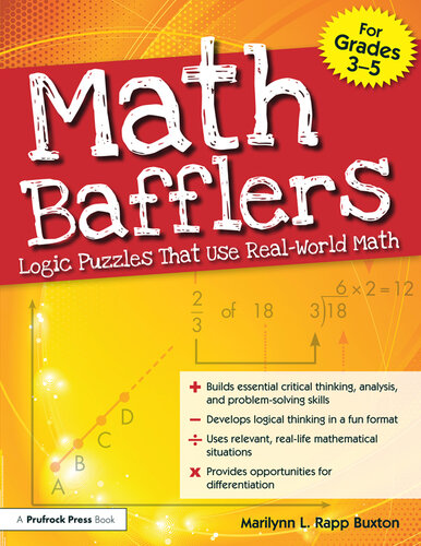 Math Bafflers: Logic Puzzles That Use Real-World Math (Grades 3-5)
