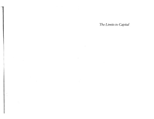 The Limits to Capital
