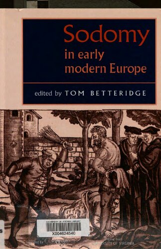 Sodomy in Early Modern Europe