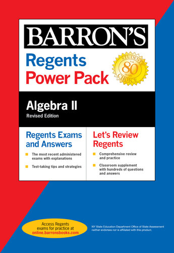Regents Algebra II Power Pack Revised Edition (Barron's Regents NY)