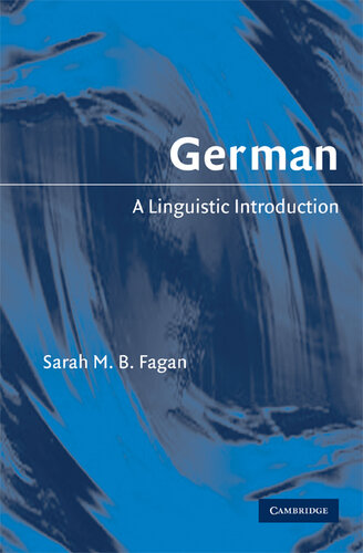 German: A Linguistic Introduction (Linguistic Introductions)