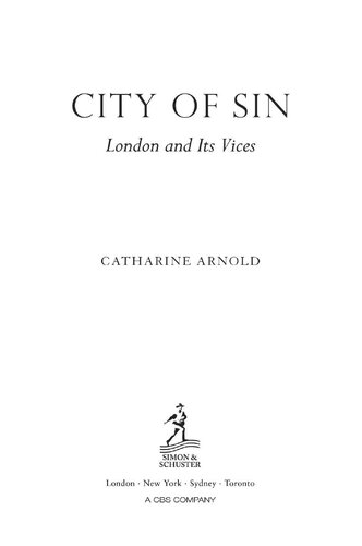 City of Sin: London and Its Vices