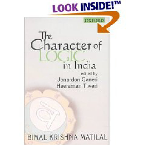 The Character of Logic in India 