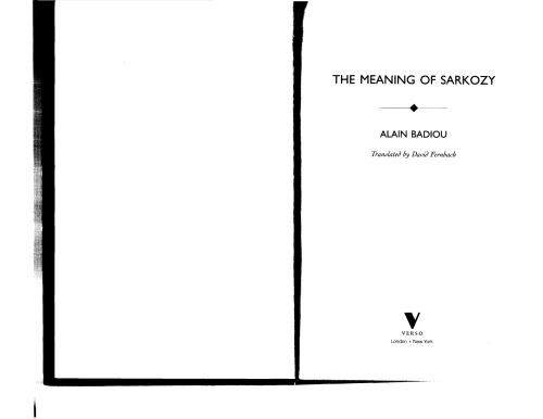 The Meaning of Sarkozy