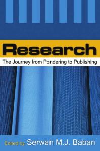 Research: The Journey from Pondering to Publishing