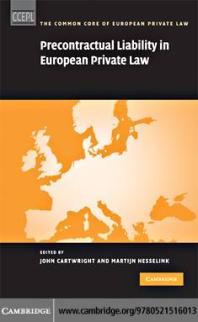 Precontractual Liability in European Private Law