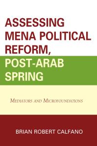 Assessing MENA Political Reform, Post-Arab Spring : Mediators and Microfoundations