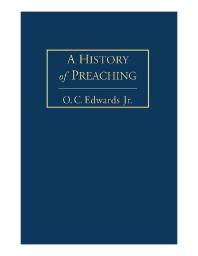 A History of Preaching Volume 1