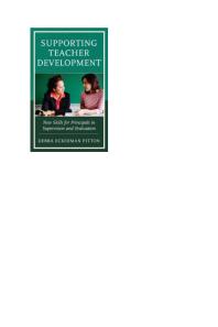 Supporting Teacher Development : New Skills for Principals in Supervision and Evaluation