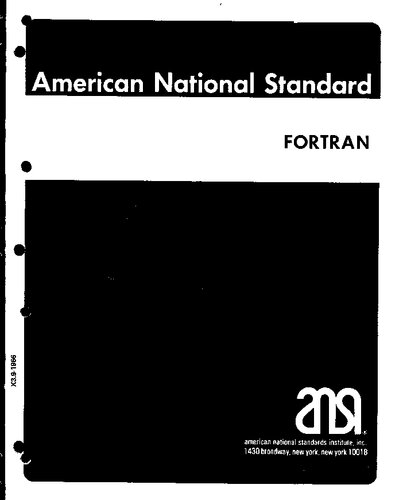 ANSI X 3.9 1966 Fortran 66
