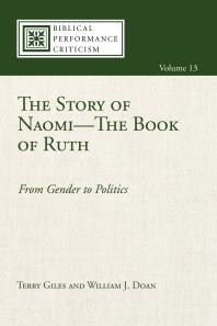 The Story of Naomi—The Book of Ruth : From Gender to Politics