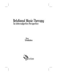 Relational Music Therapy : An Intersubjective Perspective