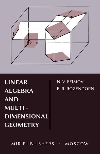 Linear Algebra and Multi-Dimensional Geometry