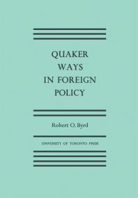 Quaker Ways in Foreign Policy