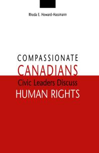 Compassionate Canadians : Civic Leaders Discuss Human Rights