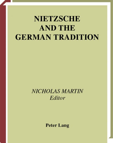 Nietzsche and the German Tradition