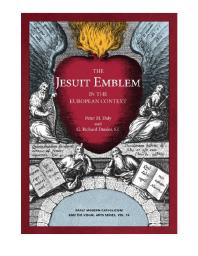 The Jesuit Emblem in the European Context