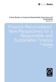Finance Reconsidered : New Perspectives for a Responsible and Sustainable Finance
