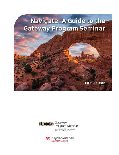 Navigate: A Guide to the Gateway Program Seminar