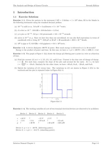 The Analysis and Design of Linear Circuits solutions