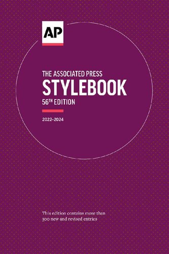 Associated Press Stylebook, 56th Edition