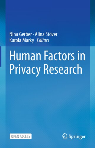Human Factors In Privacy Research