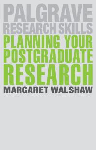 Planning Your Postgraduate Research