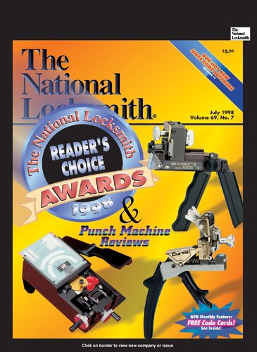 The National Locksmith: Volume 69, Number 7