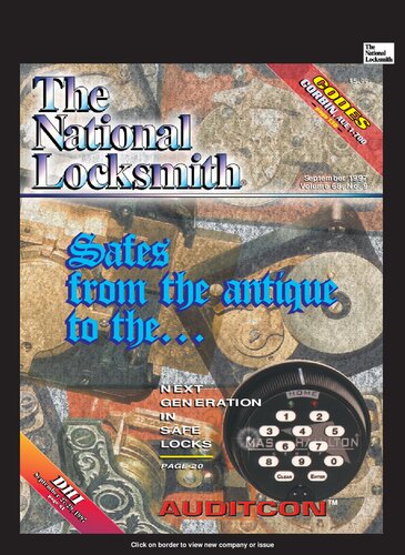 The National Locksmith: Volume 68, Number 9