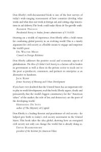 The Rise of Global Civil Society : Building Communities and Nations from the Bottom Up