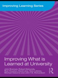 Improving What Is Learned at University : An Exploration of the Social and Organisational Diversity of University Education