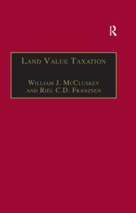 Land Value Taxation : An Applied Analysis