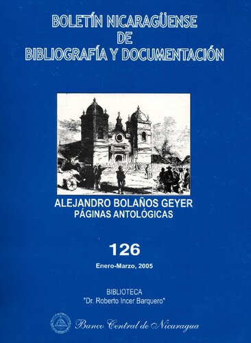 Boletín Nicaragüense de Bibliografía y Documentación