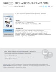 A New Vision for Center-Based Engineering Research