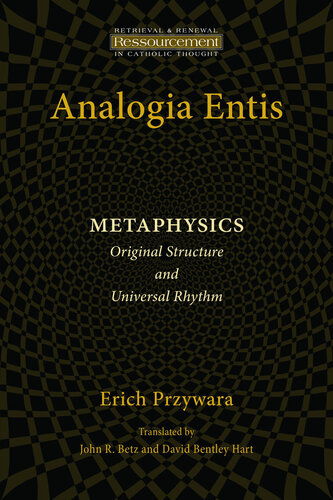 Analogia Entis: Metaphysics
