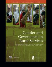 Gender and Governance in Rural Services : Insights from India, Ghana, and Ethiopia