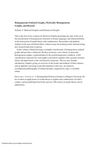 Homogeneous Ordered Graphs, Metrically Homogeneous Graphs, and Beyond : Ordered Graphs and Distanced Graphs