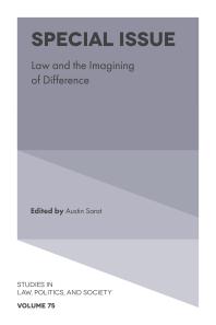 Special Issue : Law and the Imagining of Difference