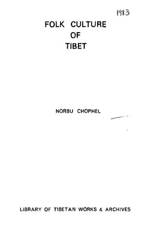 Folk Culture of Tibet