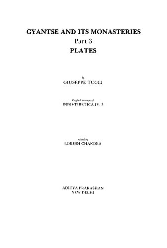 Gyantse and its Monasteries. Part 3. Plates