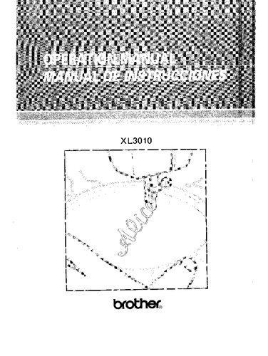 Brother XR-33 operating manual