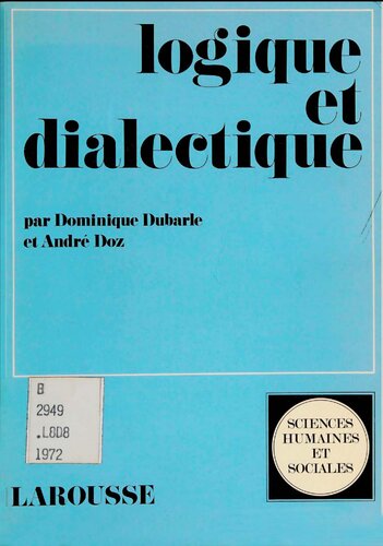 Logique et dialectique
