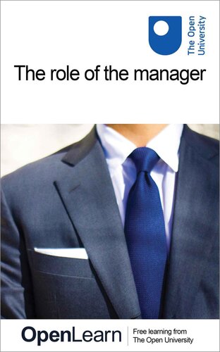 The role of the manager