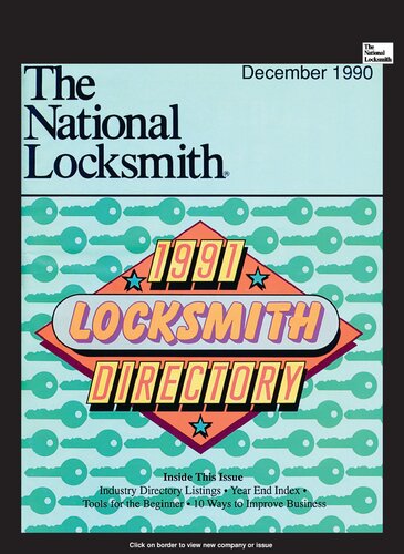 The National Locksmith: Volume 61, Number 12