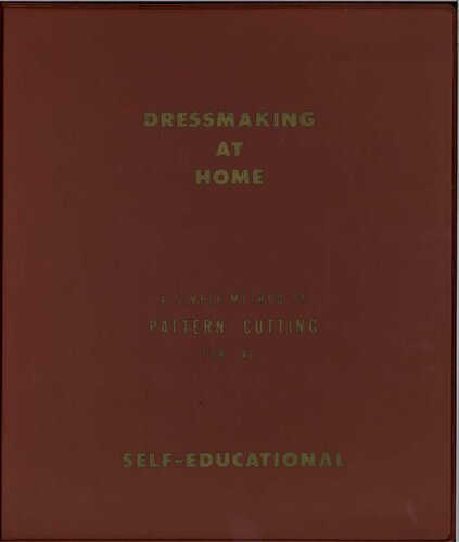 Dressmaking at Home (Lutterloh method in inches), circa 1960