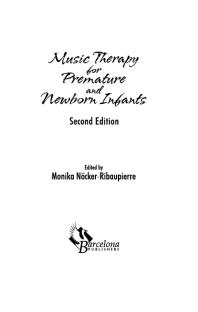 Music Therapy for Premature and Newborn Infants