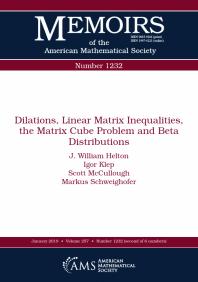 Dilations, Linear Matrix Inequalities, the Matrix Cube Problem and Beta Distributions