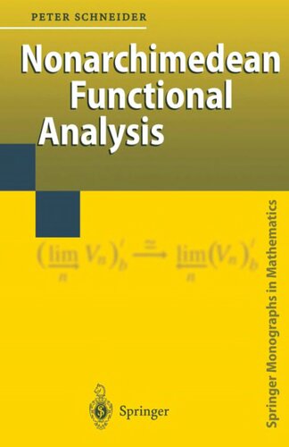 Nonarchimedean Functional Analysis