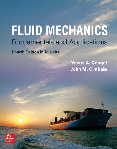 Fluid Mechanics: Fundamentals and Applications 4th Ed in SI