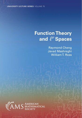Function Theory and Lp Spaces (University Lecture Series)